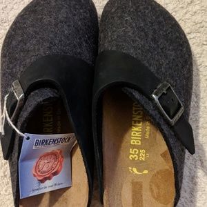 Birkenstock Wool Felt Gray Clog